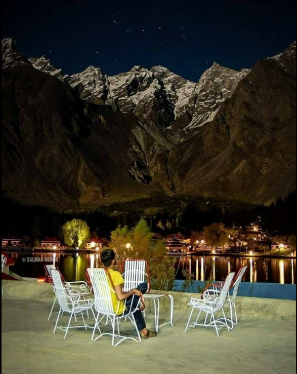 Nanga parbat at night